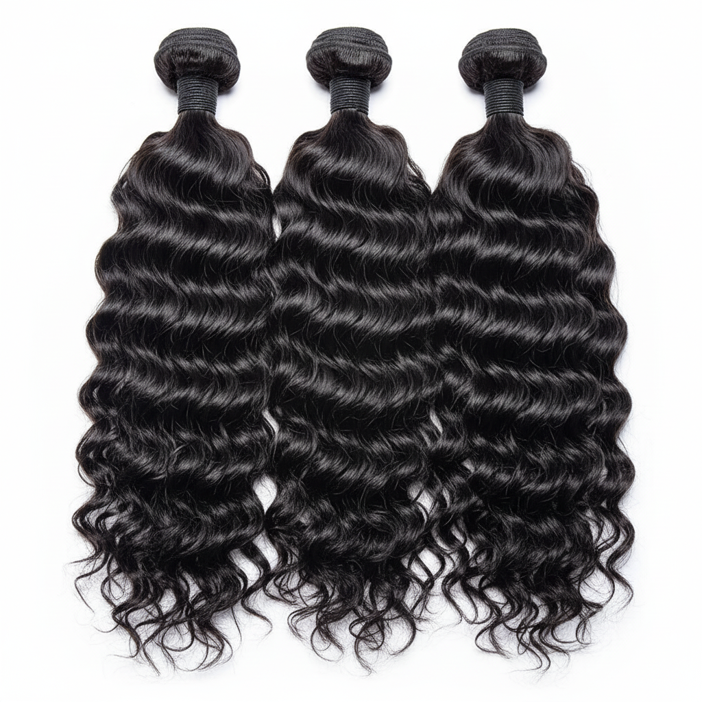 Virgin Mink Black Bundles